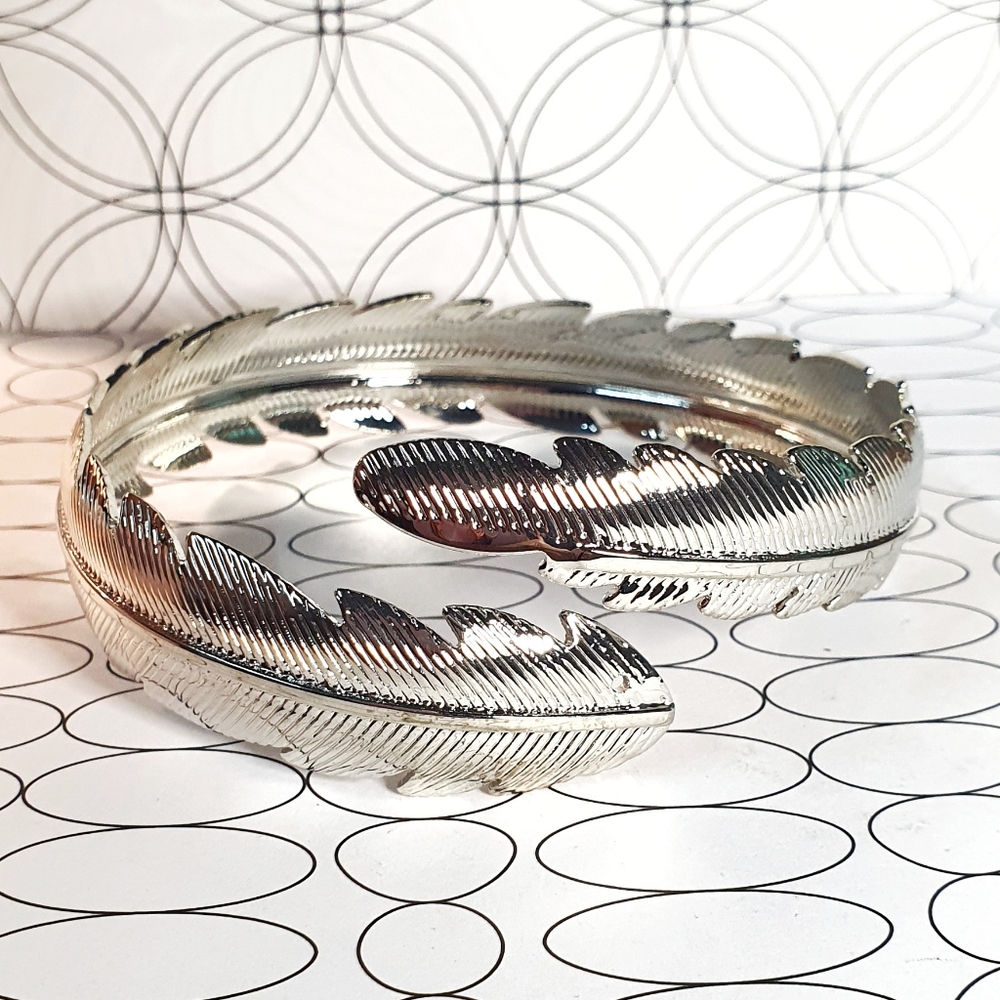 Adjustable Silver Bangle Bracelet